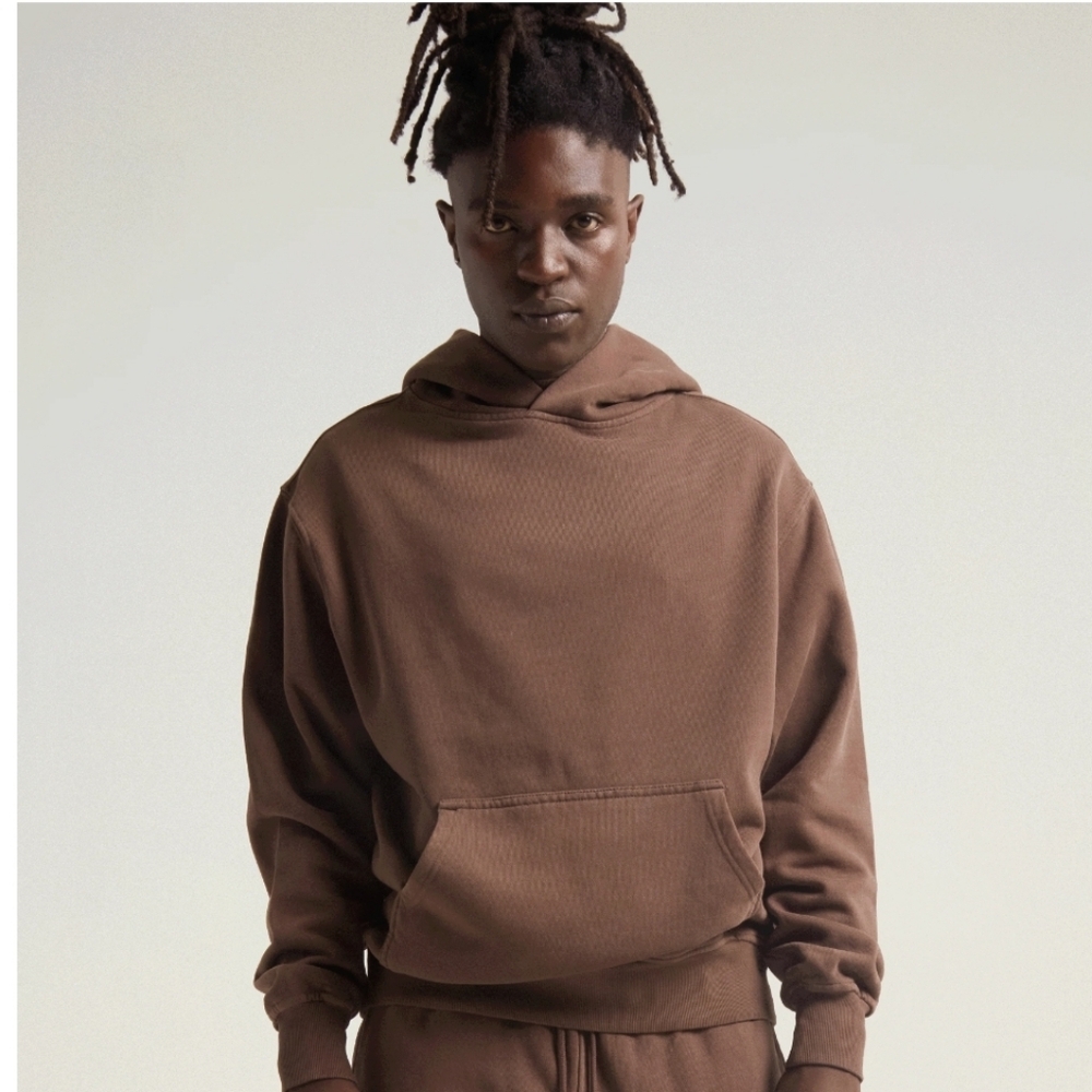 Shaka Wear Brown Hoodie Size Large